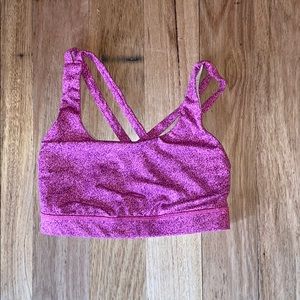 pink lululemon sports bra